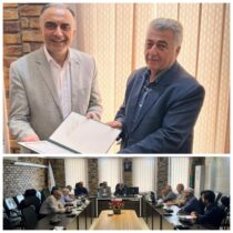 تقدیر کوهستانی رئیس کانون بازنشستگان تامین اجتماعی استان ازدکتر کمانگری مدیر بیمه آتیه سازان حافظ گلستات در راستای  ارائه خدمات  مطلوب بیمه تکمیلی درمان بازنشستگان استان